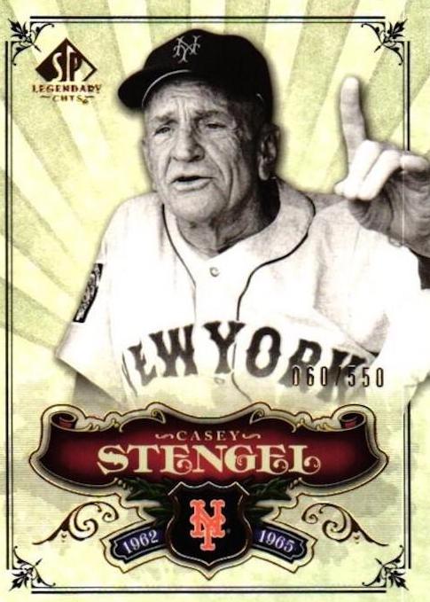 Casey Stengel #180 2006 Sp Legendary Cuts Baseball