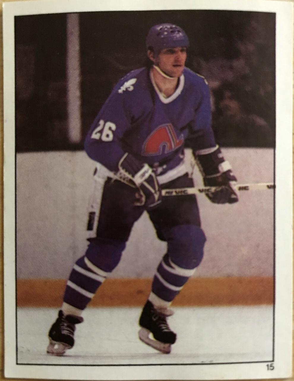 Peter Stastny #15 1982 O Pee Chee Sticker Hockey