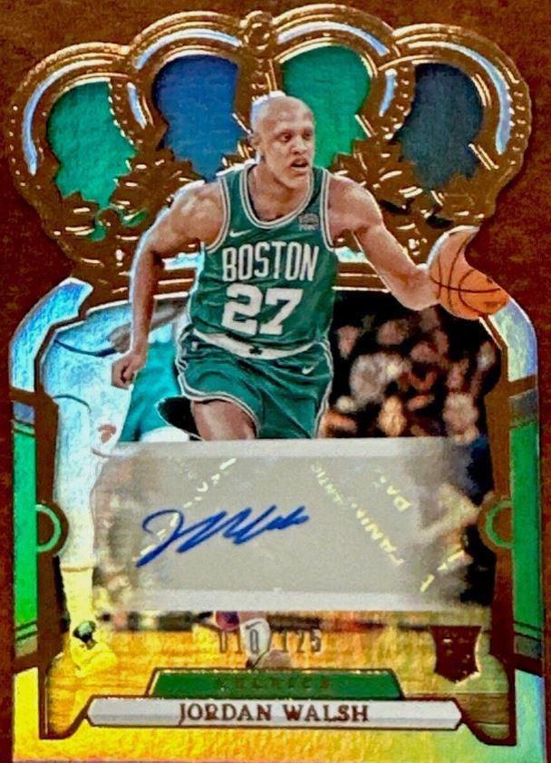 Jordan Walsh #25 Basketball Cards 2023 Panini Crown Royale Rookie Autograph