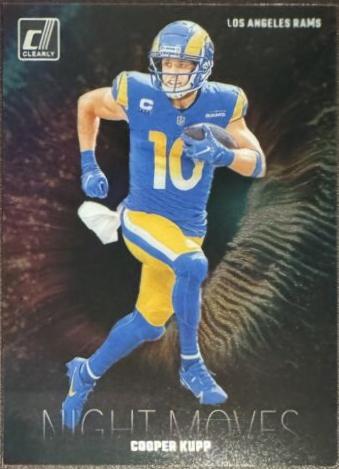 Cooper Kupp #3 Football Cards 2023 Clearly Donruss Night Moves