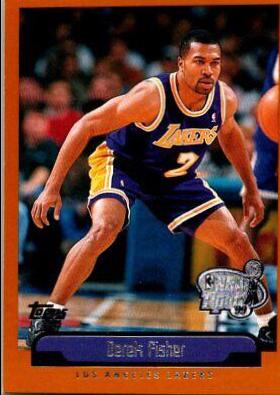 derek fisher #36 Basketball Cards 1999 Topps