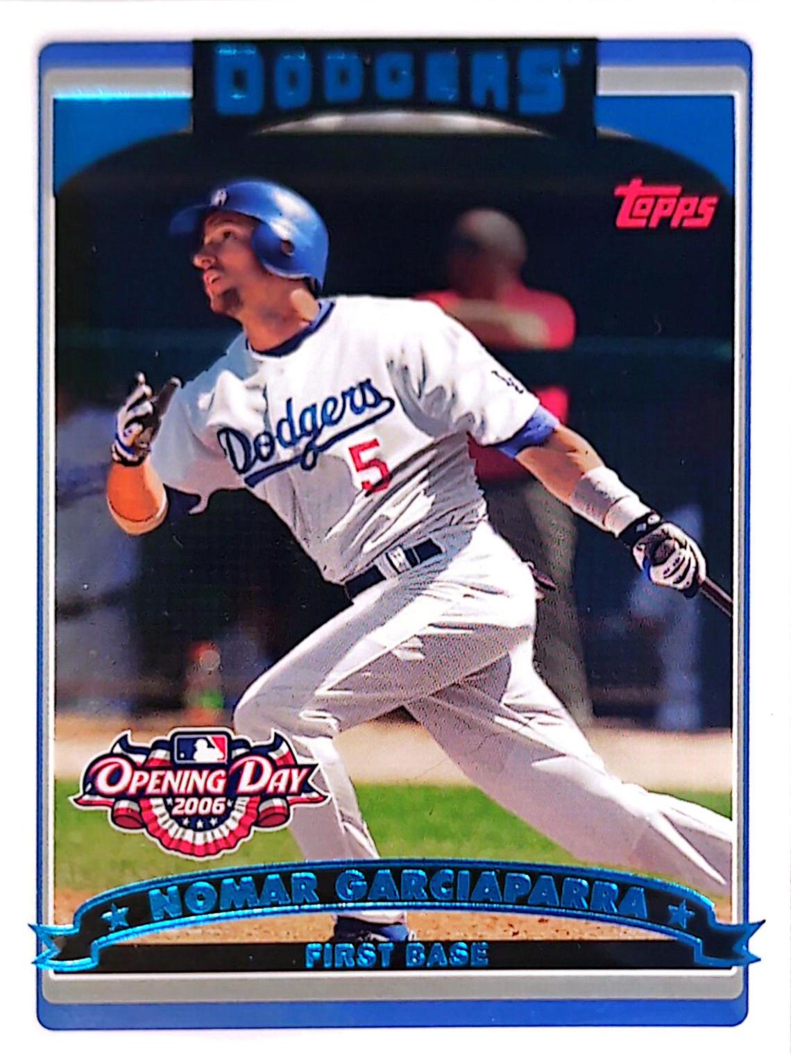 Nomar Garciaparra #65 Baseball Cards 2006 Topps Opening Day