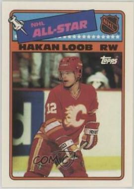 Hakan Loob #3 Hockey Cards 1988 Topps Stickers