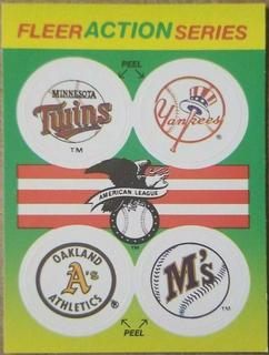 Twins, Yankees, Athletics, Mariners