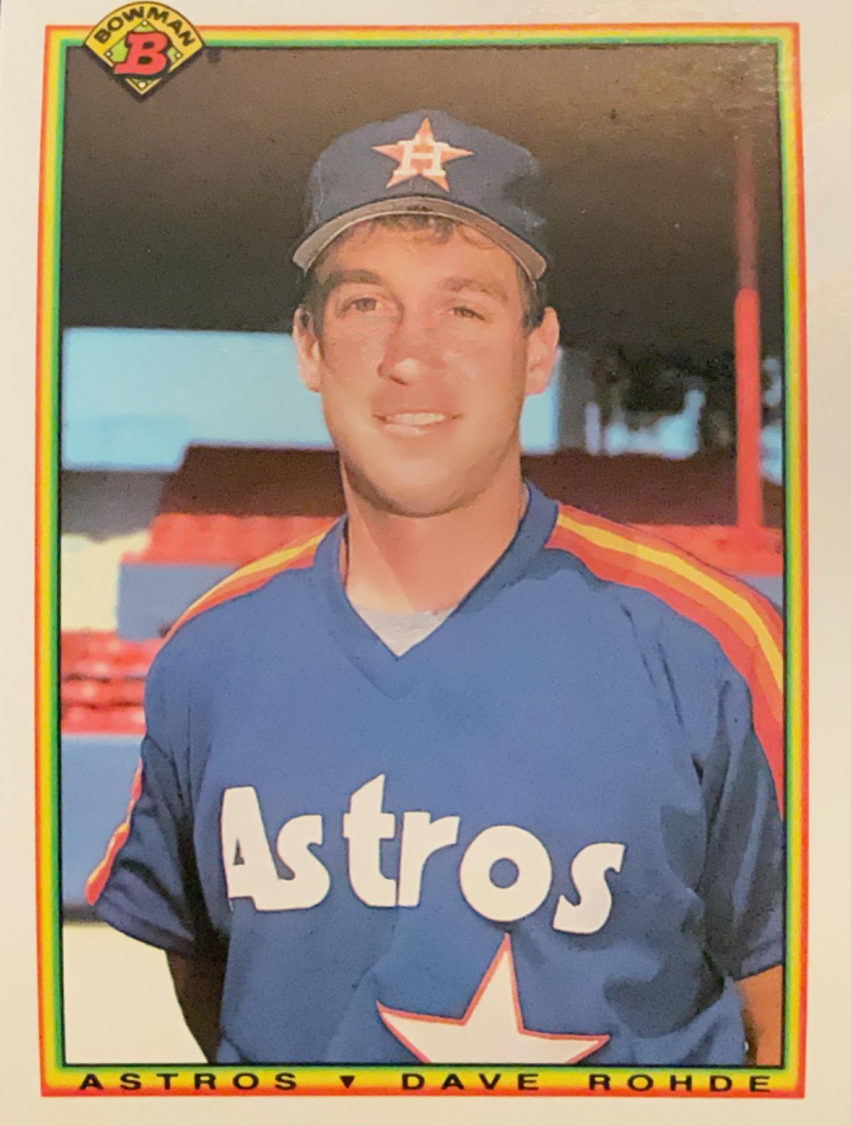Dave Rohde #75 Baseball Cards 1990 Bowman