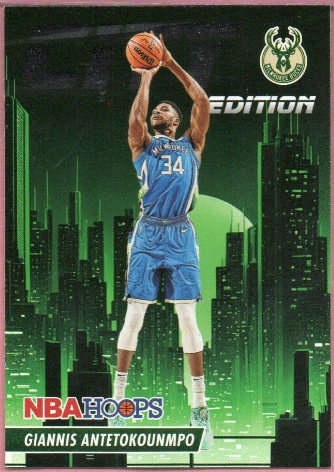 Giannis Antetokounmpo #6 Basketball Cards 2023 Panini Hoops City Edition