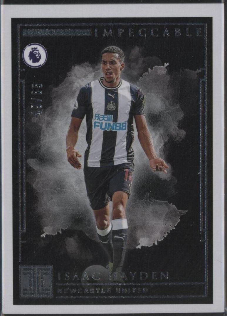 Isaac Hayden #51 Soccer Cards 2019 Panini Impeccable Premier League
