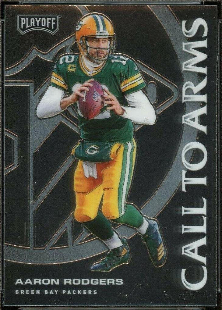 Aaron Rodgers #CA10 Football Cards 2020 Panini Playoff Call to Arms
