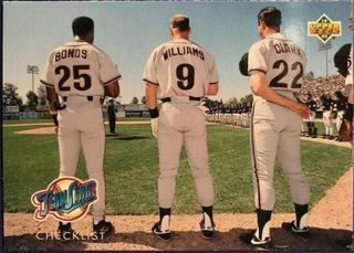 Bonds, Williams, Clark: Checklist