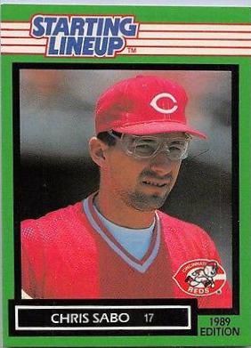 Chris Sabo Baseball Cards 1989 Kenner Starting Lineup