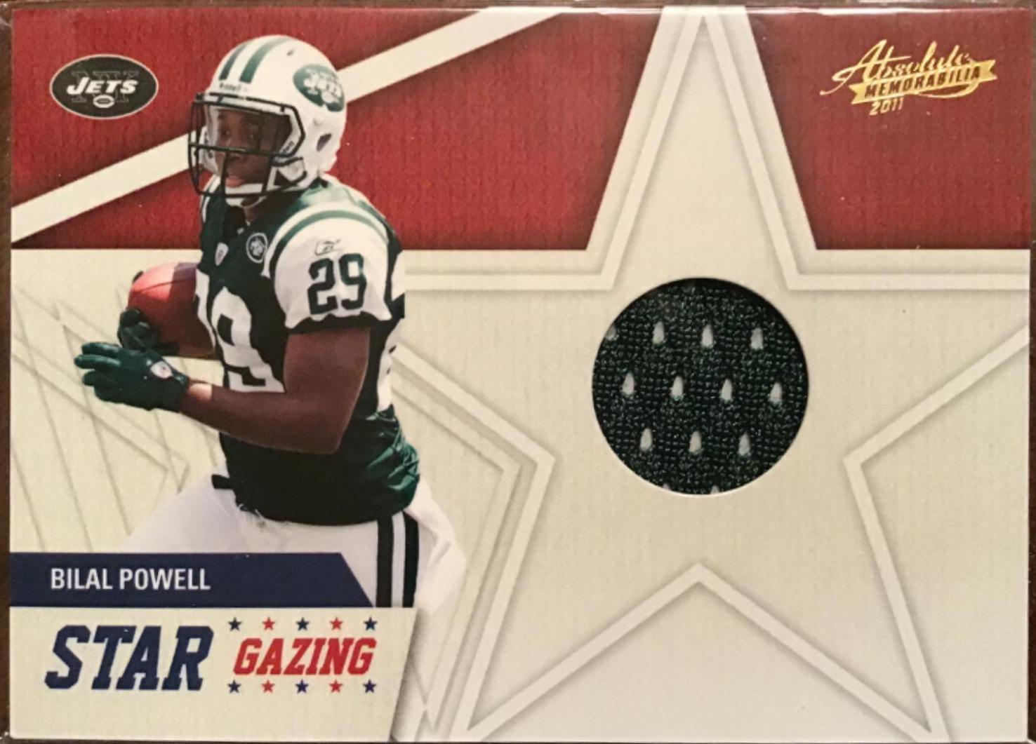 Bilal Powell #31 Football Cards 2011 Panini Absolute Memorabilia Star Gazing