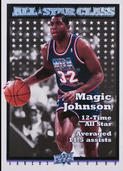 Magic Johnson #AS-JO Basketball Cards 2008 Upper Deck All Star Class