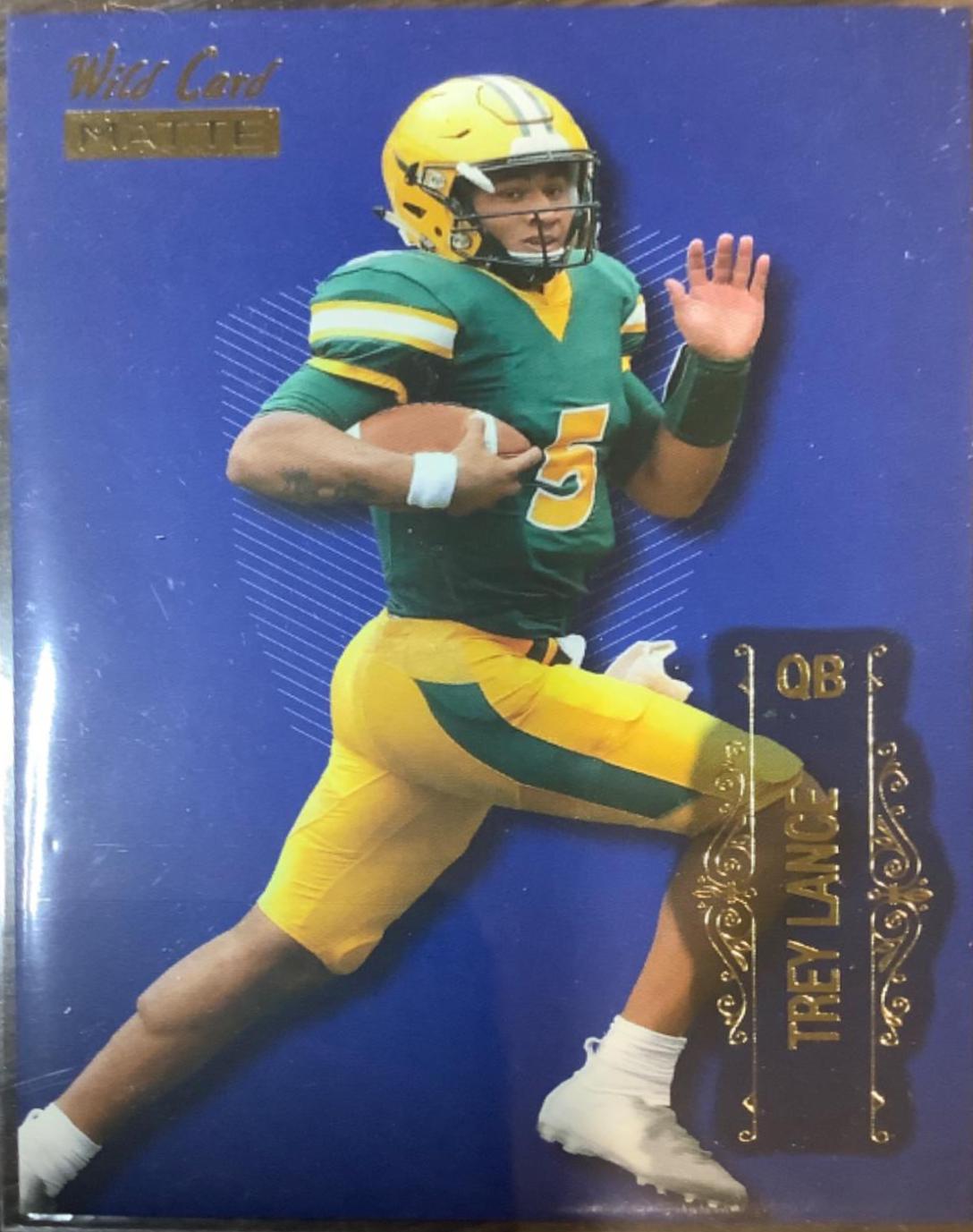 Trey Lance #LBC-3 Football Cards 2021 Wild Card Matte