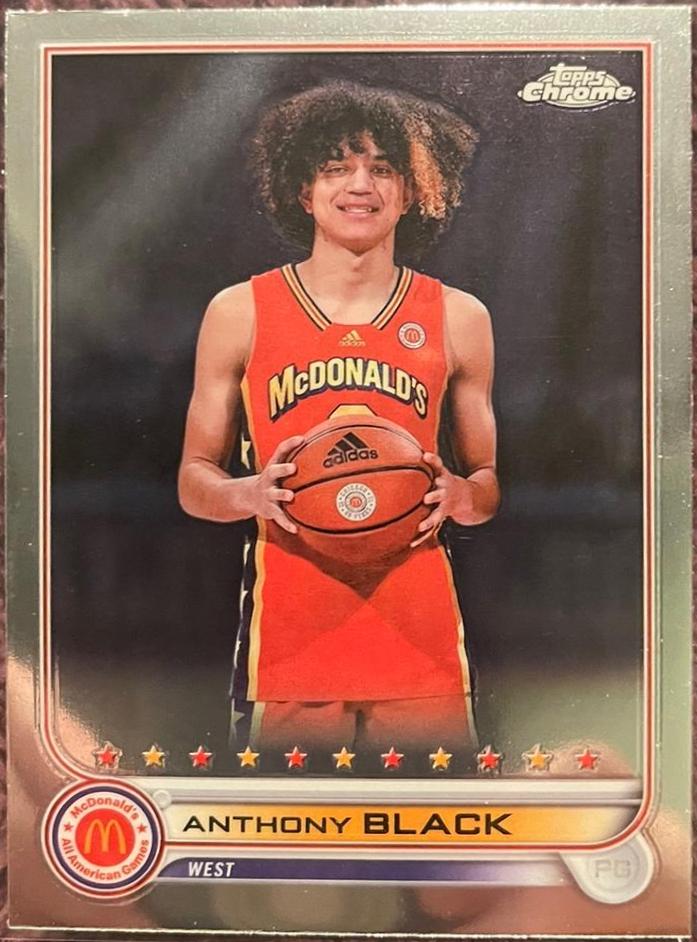 Anthony Black #14 Basketball Cards 2022 Topps Chrome McDonald's All-American