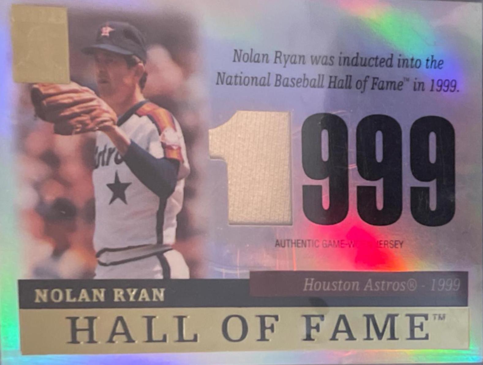 Nolan Ryan #TR-NRJ Baseball Cards 2004 Topps Tribute HOF Signature Cuts Cooperstown