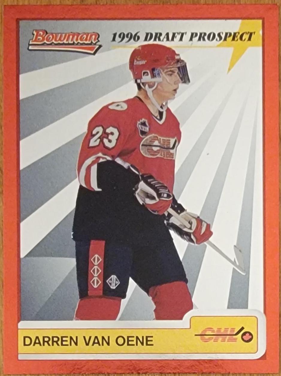 Darren Van Oene #P34 1995-96 Bowman Hockey Draft Prospects