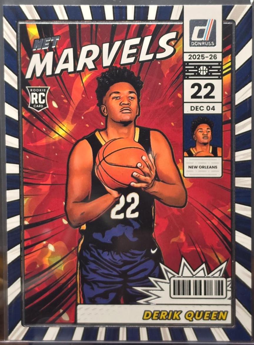 Derik Queen #2 2025 Panini Donruss Net Marvels Basketball