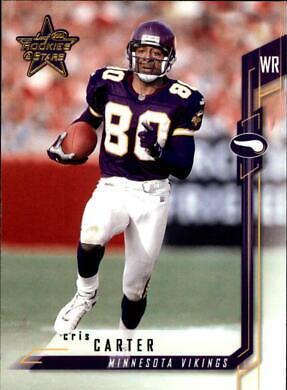 Cris Carter #16 Football Cards 2001 Leaf Rookies & Stars