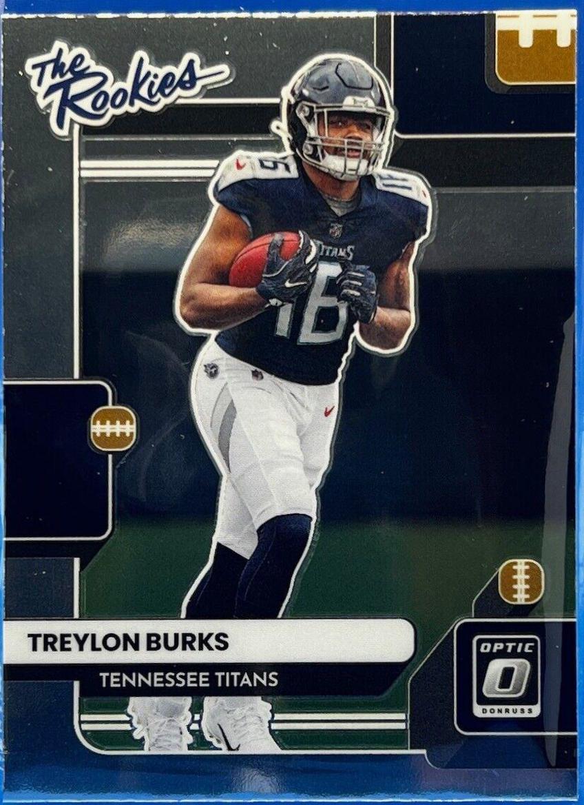 Treylon Burks #TR-10 Football Cards 2022 Panini Donruss Optic The Rookies