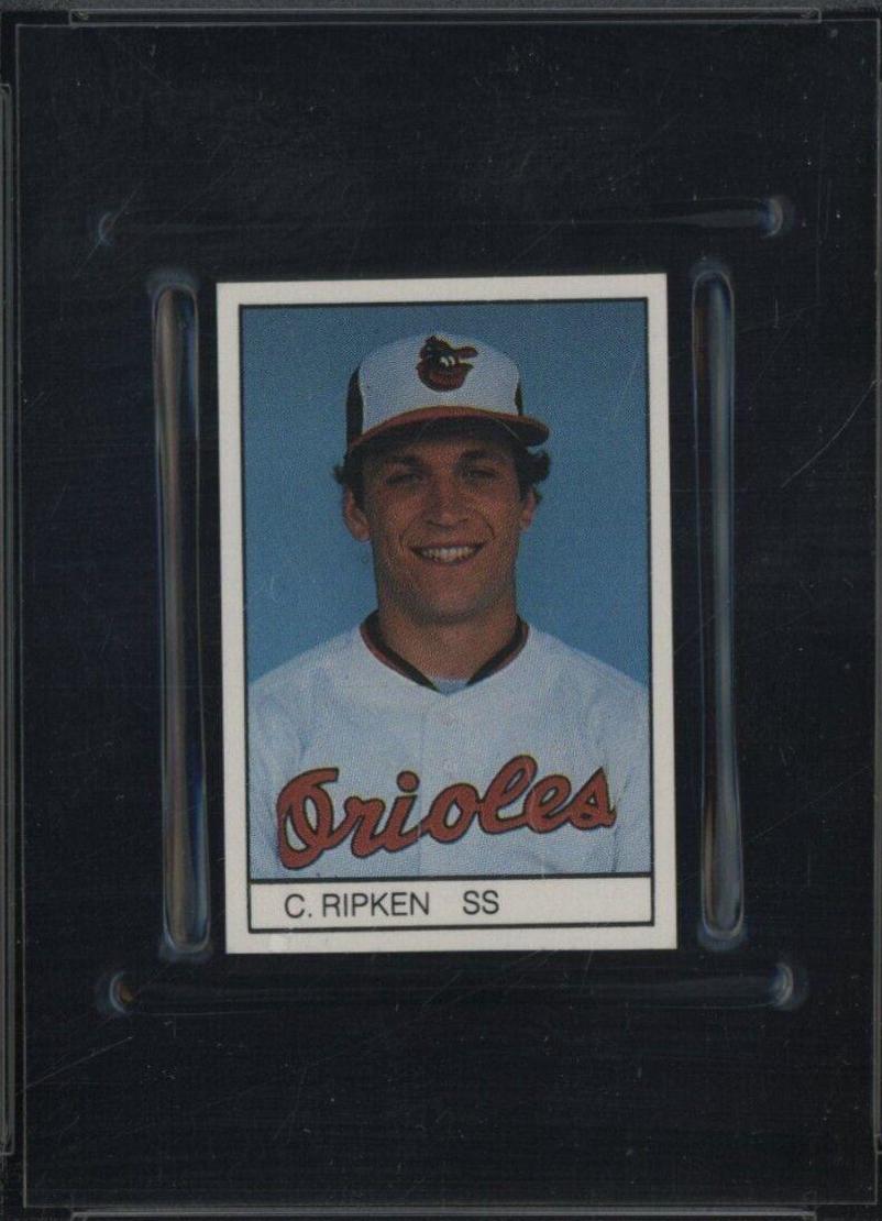 Cal Ripken Jr. Baseball Cards 1984 All Star Game Program Inserts Hand Cut
