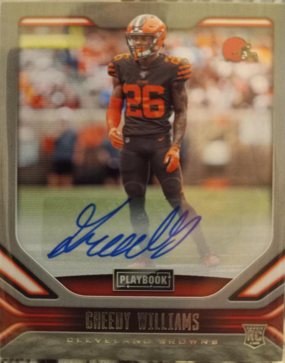 Greedy williams #148 Football Cards 2019 Panini Playbook