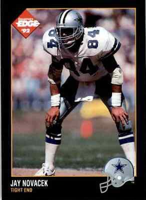 Jay Novacek #34 Football Cards 1992 Collector's Edge