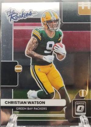 Christian Watson #TR-15 Football Cards 2022 Panini Donruss Optic The Rookies