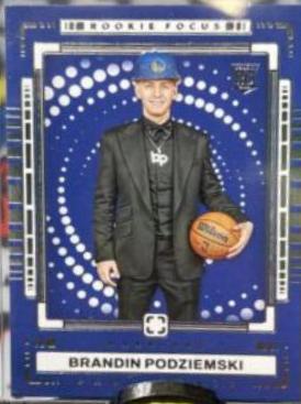 Brandin Podziemski #4 Basketball Cards 2023 Panini Photogenic Rookie Focus