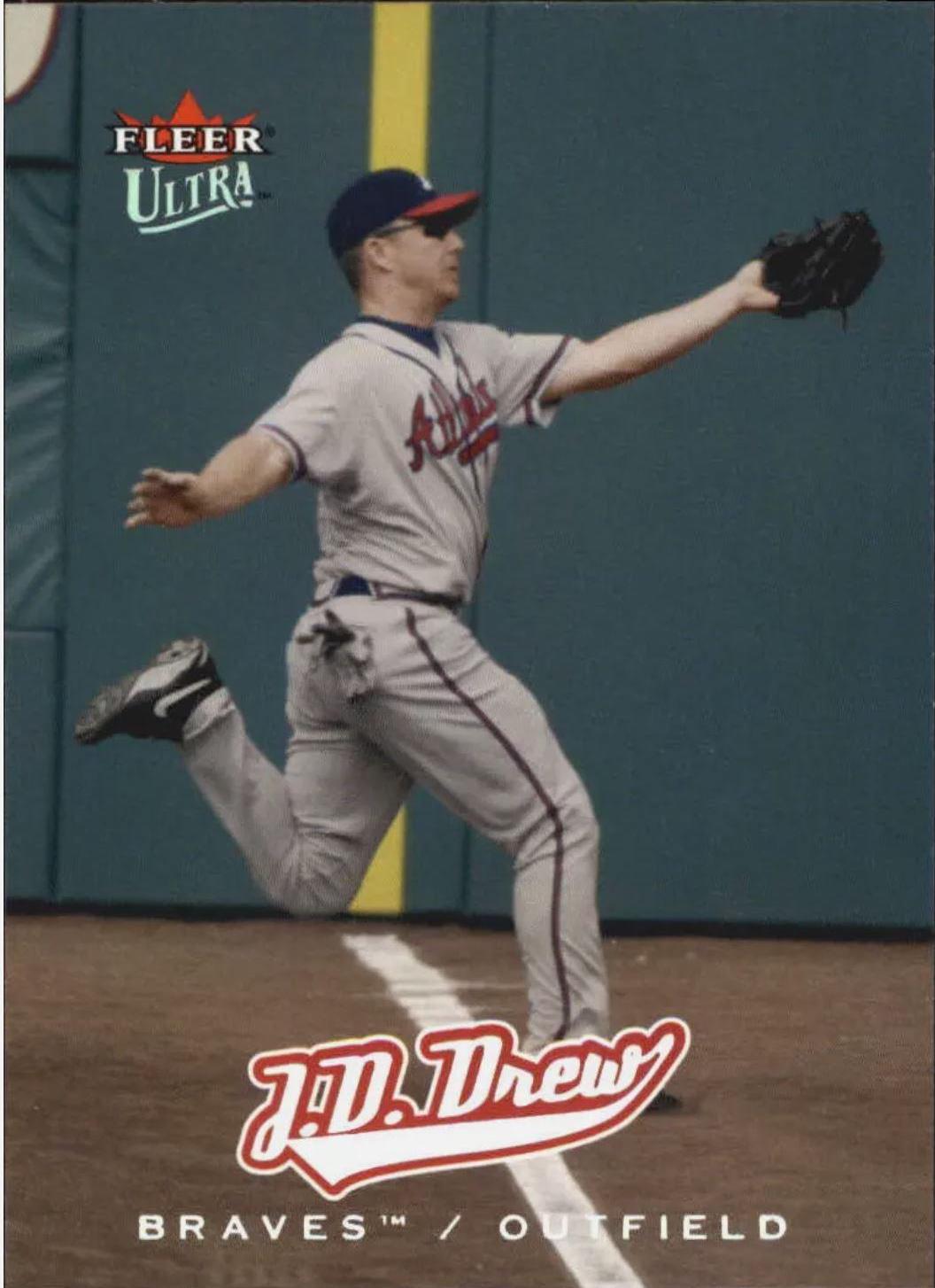 J.D. Drew #65 Baseball Cards 2005 Fleer Ultra
