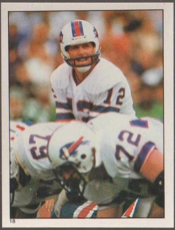 Joe Ferguson #18 Football Cards 1981 Topps Stickers