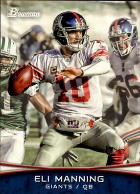 Eli Manning #8 Football Cards 2012 Bowman