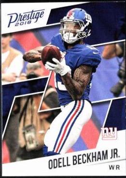 Odell Beckham Jr. #56 Football Cards 2018 Panini Prestige
