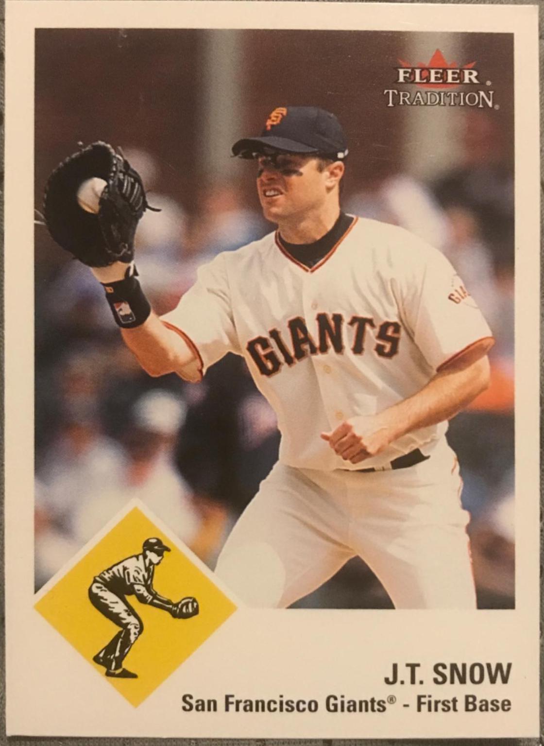 J.T. Snow #172 Baseball Cards 2003 Fleer Tradition
