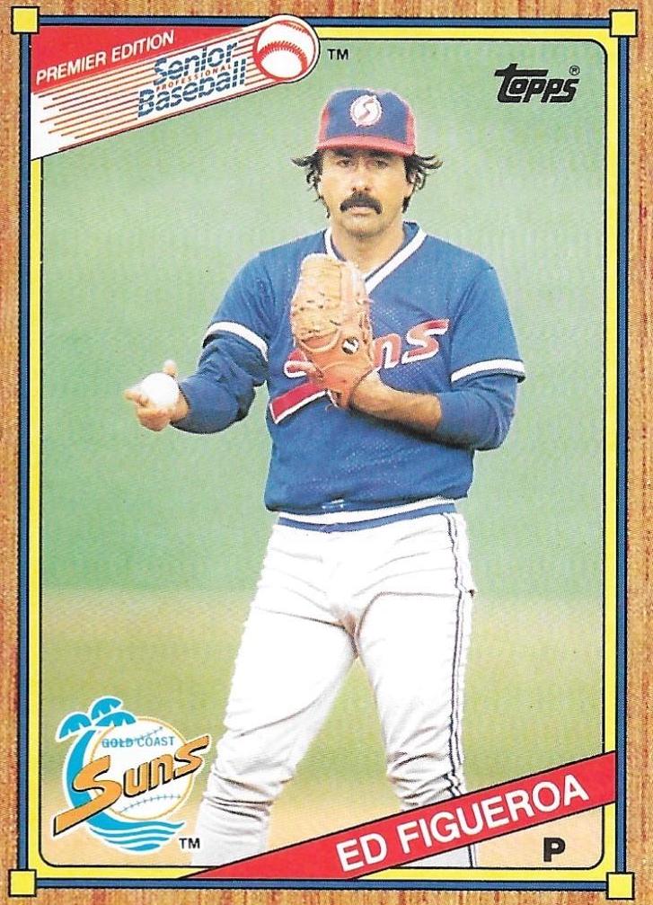 Ed Figueroa #43 Baseball Cards 1989 Topps Senior League