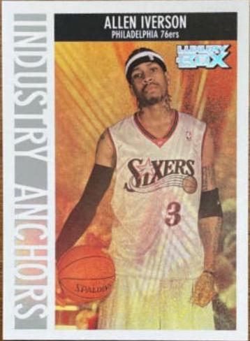 Allen Iverson #IAB-AI7 Basketball Cards 2005 Topps Luxury Box Industry Anchors