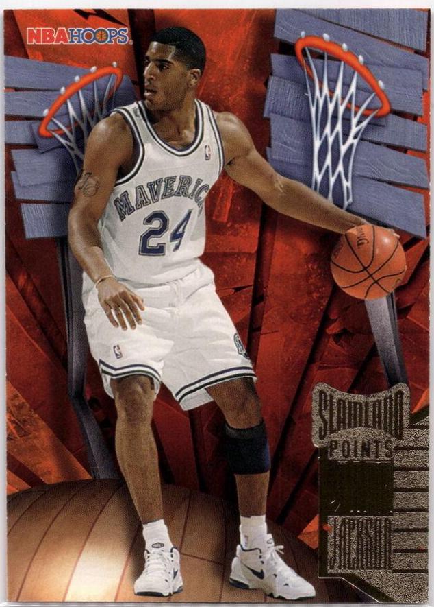 Jim Jackson #SL10 Basketball Cards 1995 Hoops Slamland