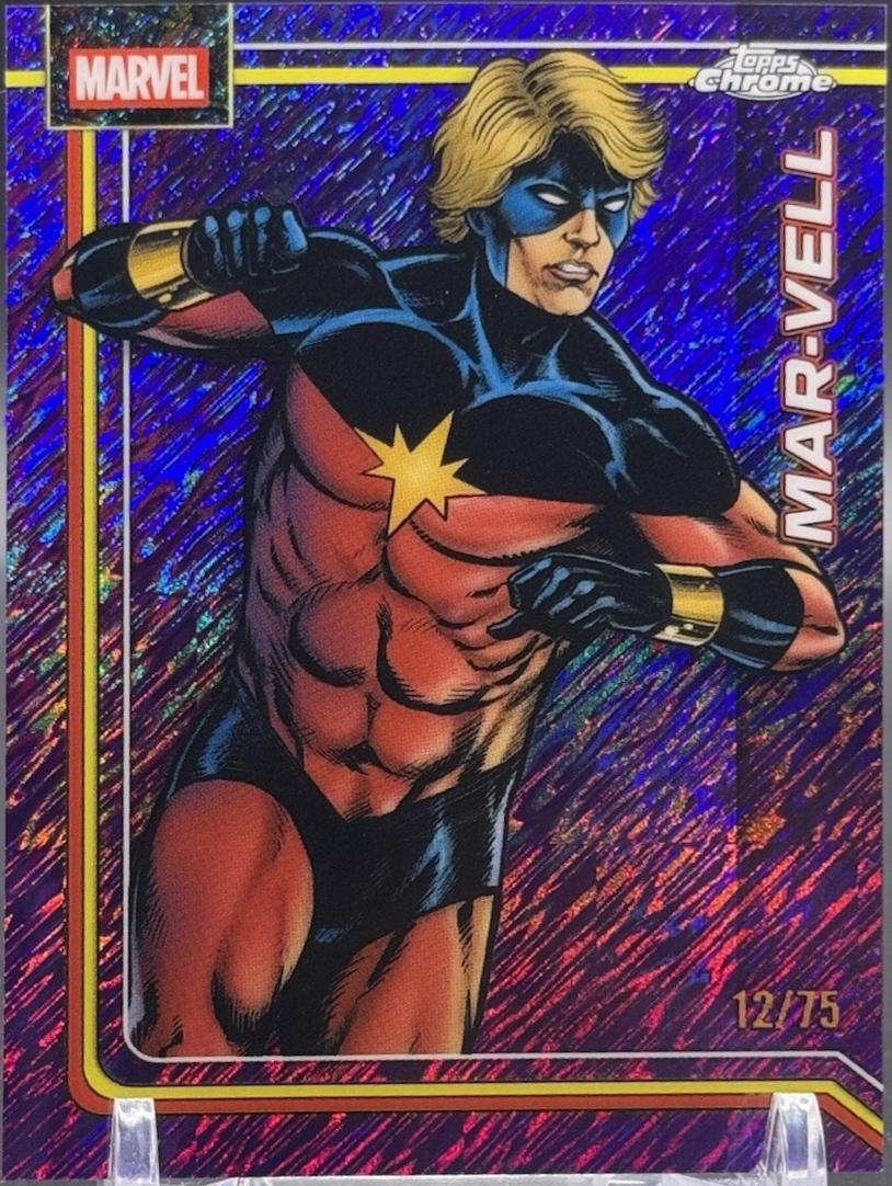 Mar-Vell Purple Shimmer Refractor