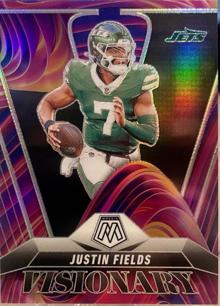 Justin Fields #19 Prices | 2025 Panini Mosaic Visionary | Football