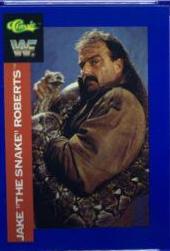 Jake Roberts #39 Wrestling Cards 1991 Classic WWF