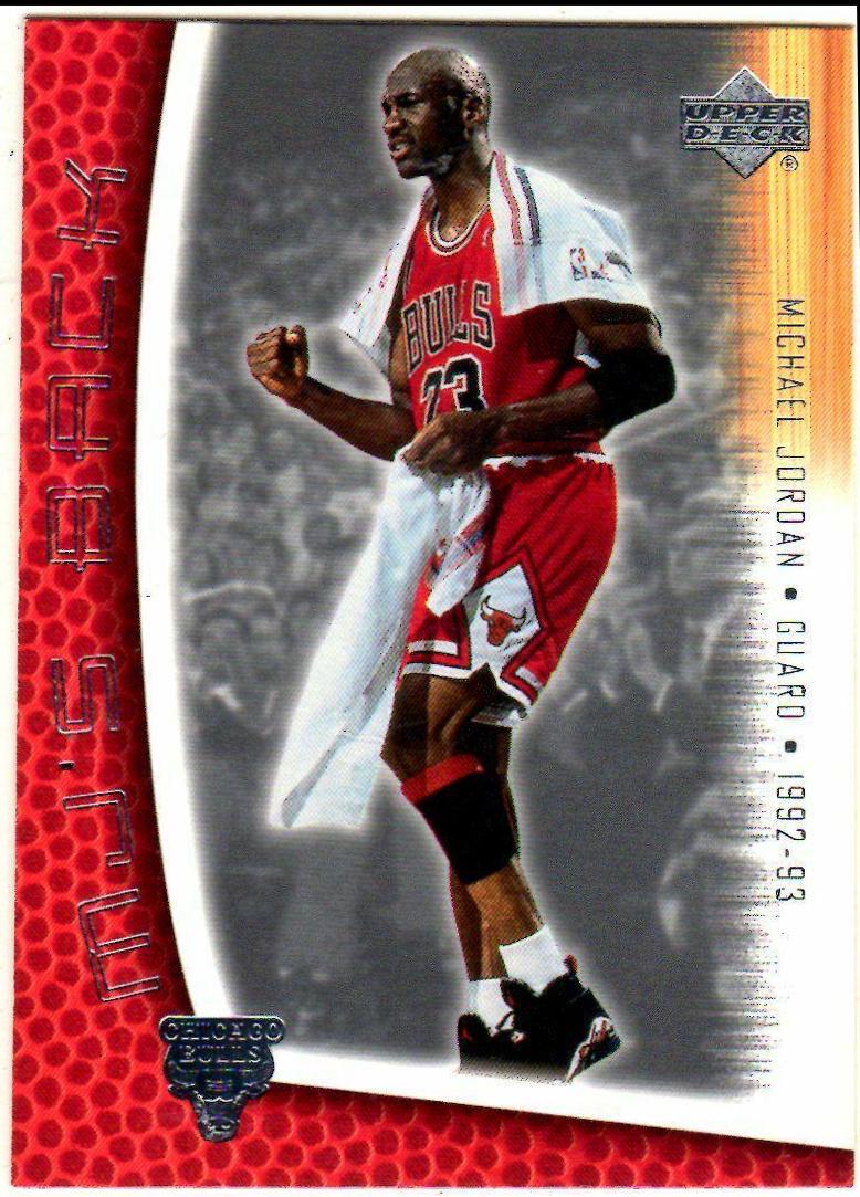 Michael Jordan #MJ-36 Basketball Cards 2001 Upper Deck MJ's Back