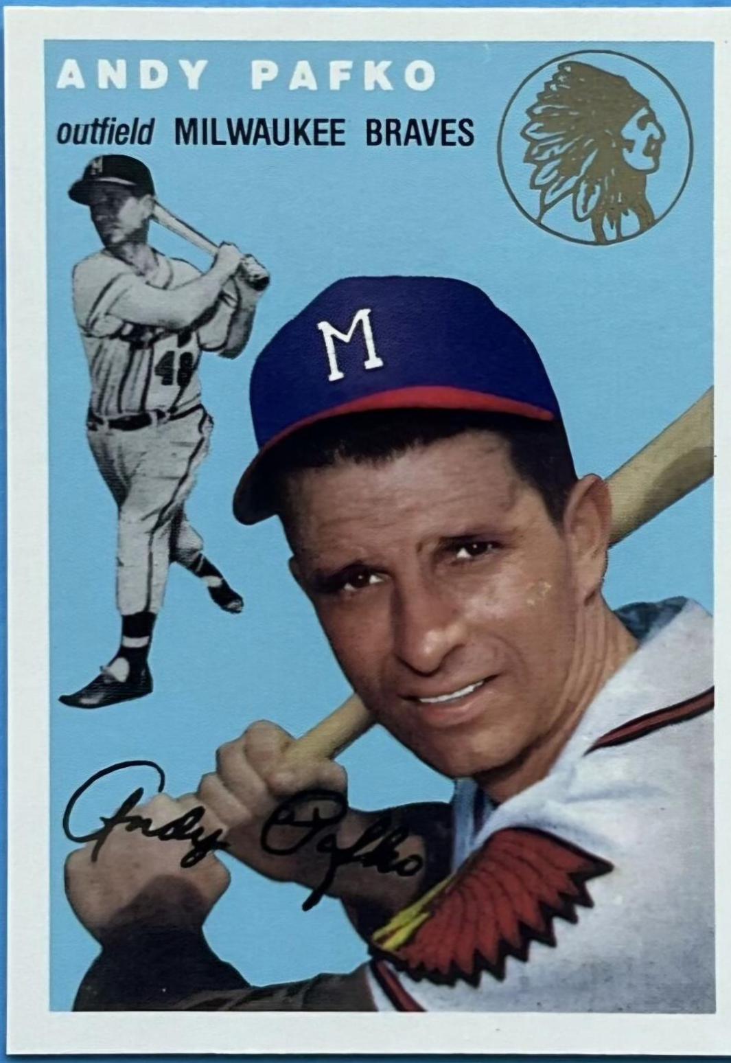 Andy Pafko #79 Baseball Cards 1994 Topps Archives 1954 Reprint