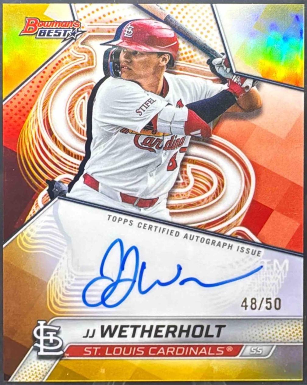 JJ Wetherholt [Gold Refractor] #B25-JJW