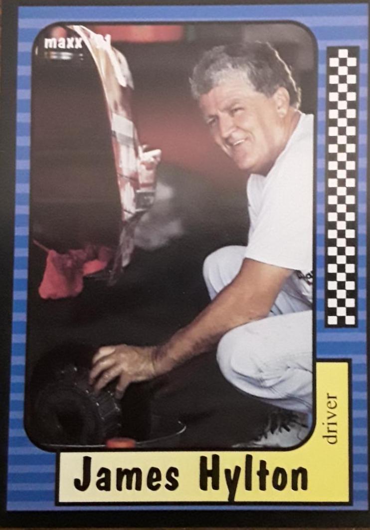 James Hylton #48 Racing Cards 1991 Maxx