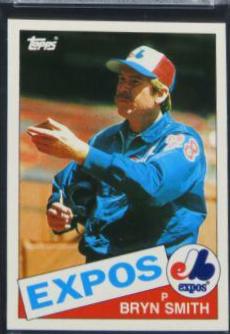 Bryn Smith #88 Baseball Cards 1985 Topps Mini