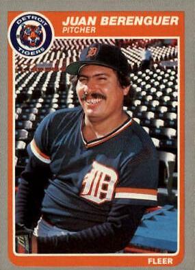 Juan Berenguer #2 Baseball Cards 1985 Fleer