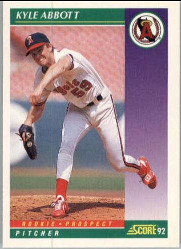 Kyle Abbott #849 Baseball Cards 1992 Score