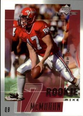 Mike McMahon #284 Football Cards 2001 Upper Deck MVP