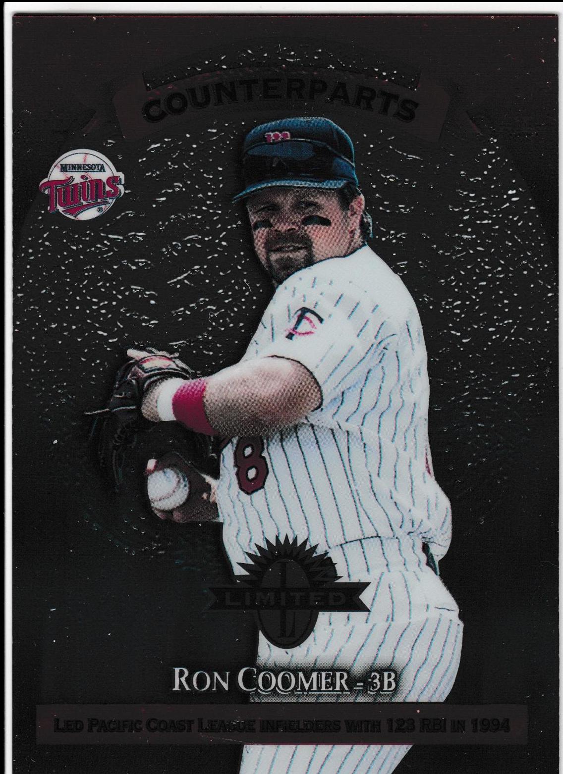 Ron Coomer, Dave Hollins #58 Baseball Cards 1997 Panini Donruss Limited