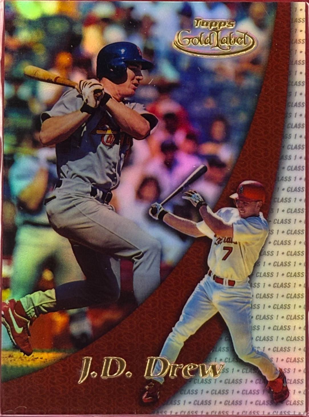 J.D. Drew #78 2000 Topps Gold Label Baseball