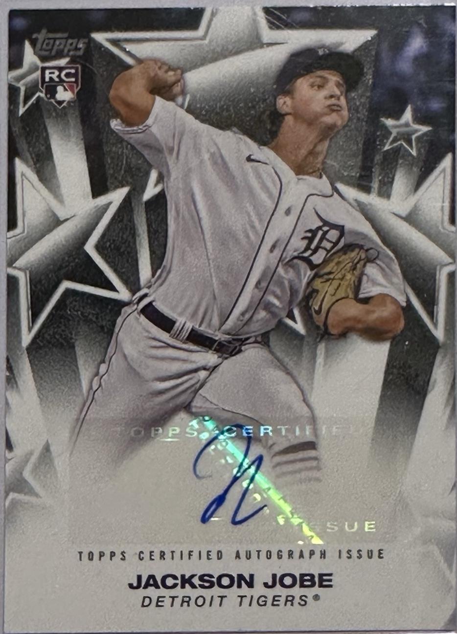 Jackson Jobe #BSA-JJO Baseball Cards 2025 Topps Baseball Stars Autograph